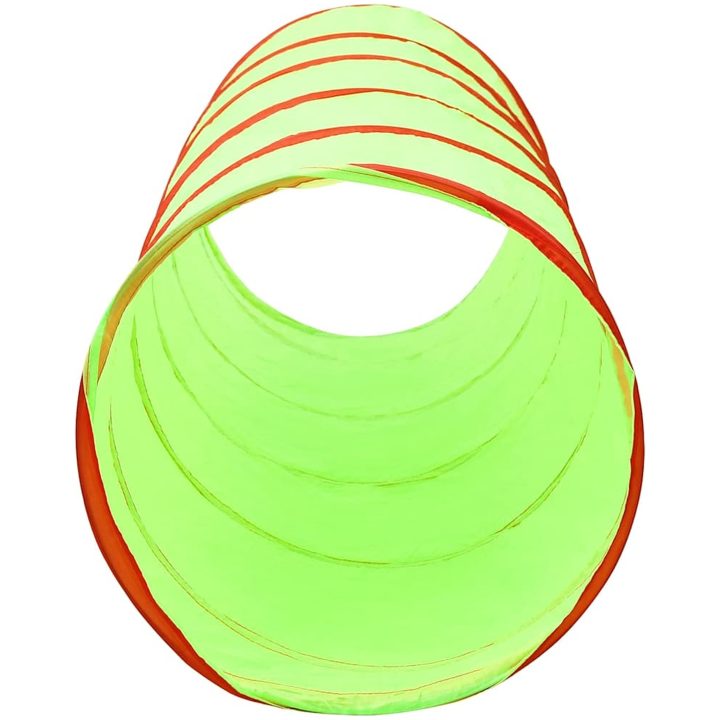 Lektunnel grön 175 cm polyester vidaXL – bild 5