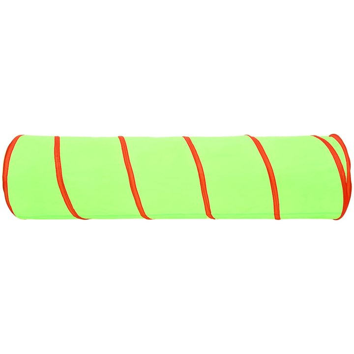 Lektunnel grön 175 cm polyester vidaXL – bild 6