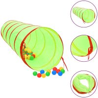 Lektunnel grön 175 cm polyester vidaXL
