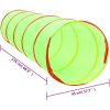 Lektunnel med 250 bollar grön 175 cm polyester vidaXL – miniatyr 12