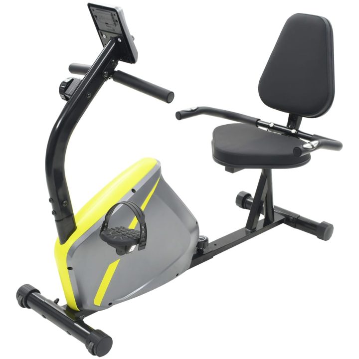 Liggande motionscykel magnetisk drift och pulsmätning vidaXL – bild 2