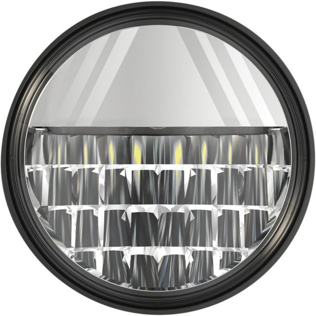 Dimljus 4.5" Led Reflector Style Passing Lamp Klar/Vit/Krom DRAG SPECIALTIES
