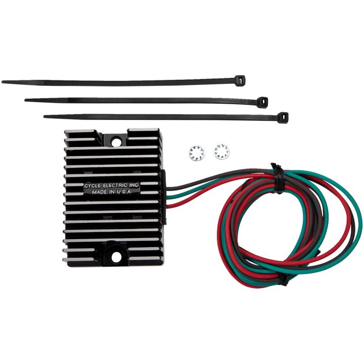 Likriktare/Regulator Generator Svart CYCLE ELECTRIC INC – bild 2