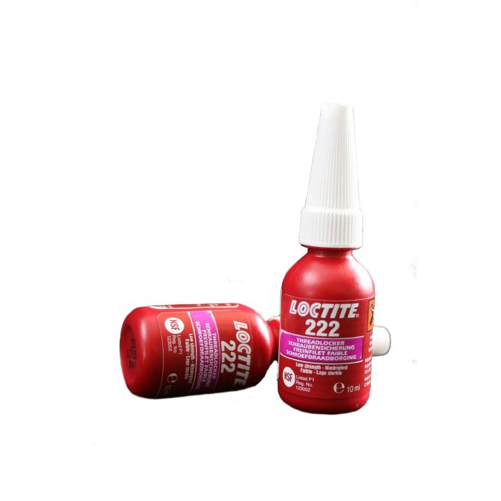 Lim Röd Loctite 222 LOCTITE 10 ML – bild 2