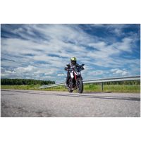 Lindstrands textiljacka Backafall Grå/svart 54