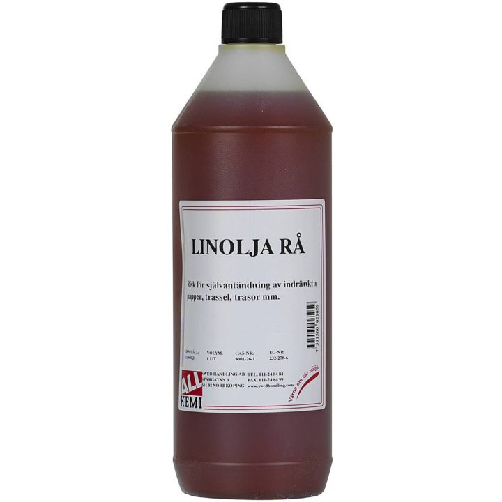 Linolja rå LINOLJA RÅ 1L – bild 2