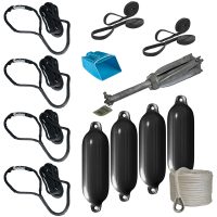 Liros Förtöjninspaket Svart 14mm