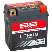 Litiumbatteri LiFEP04 AGM Svart BS BATTERY