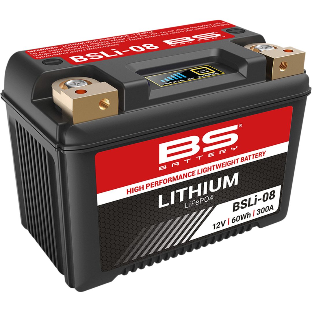 Litiumbatteri LiFEP04 AGM Svart BS BATTERY Batteri – bild 2