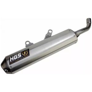 Ljuddämpare 2-Takt Slip-on Aluminium Grå/Silver HGS
