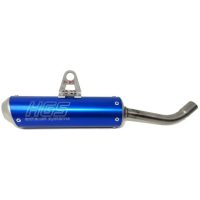 Ljuddämpare 2-Takt Slip-on Aluminium Grå/Silver HGS