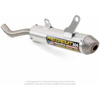 Ljuddämpare 304 Borstad Aluminium/Rostfritt Stål PRO CIRCUIT