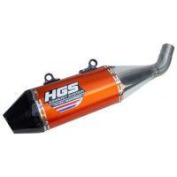 Ljuddämpare 4-STROKE Svart/Grå HGS