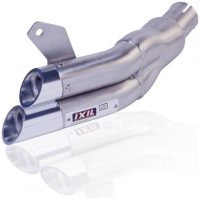 Ljuddämpare Dual Hyperlow Rostfritt Stål/Polerad Aluminium IXIL