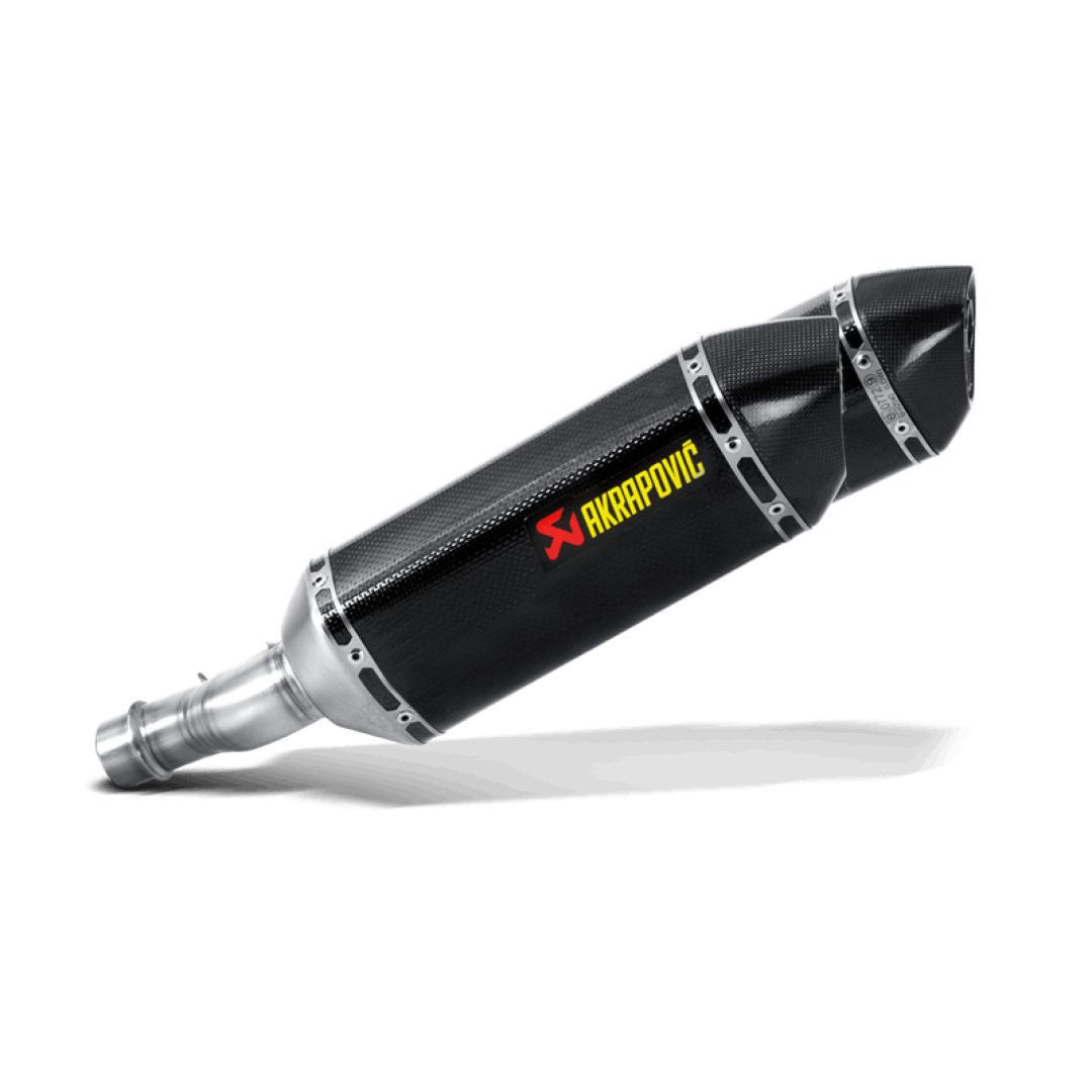 Ljuddämpare Evolution Kolfiber/Rostfritt Stål Akrapovic Ljuddämpare