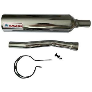 Ljuddämpare krom Yamaha DT/MX