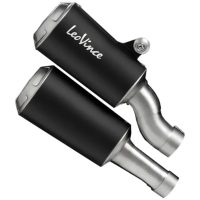 Ljuddämpare LV-10 Black Edition Slip-On Svart Matt LEOVINCE