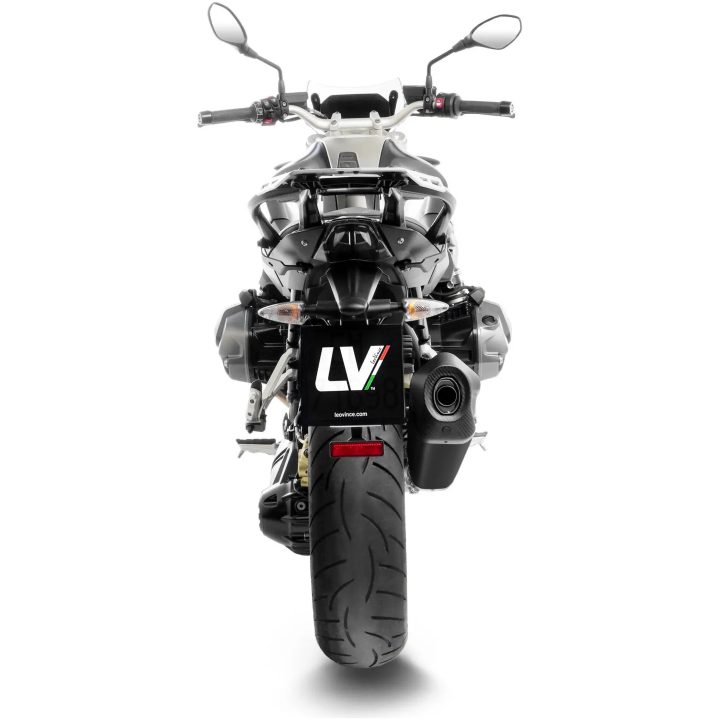 Ljuddämpare LV-12 R Slip-On Svart Keramisk LEOVINCE – bild 5