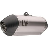 Ljuddämpare LV-14 Slip-On Tri-Oval Svart LEOVINCE