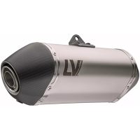 Ljuddämpare LV-14 Slip-On Tri-Oval Svart LEOVINCE