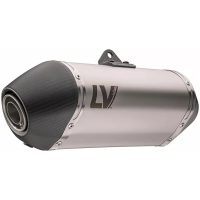 Ljuddämpare LV-14 Slip-On Tri-Oval Svart LEOVINCE