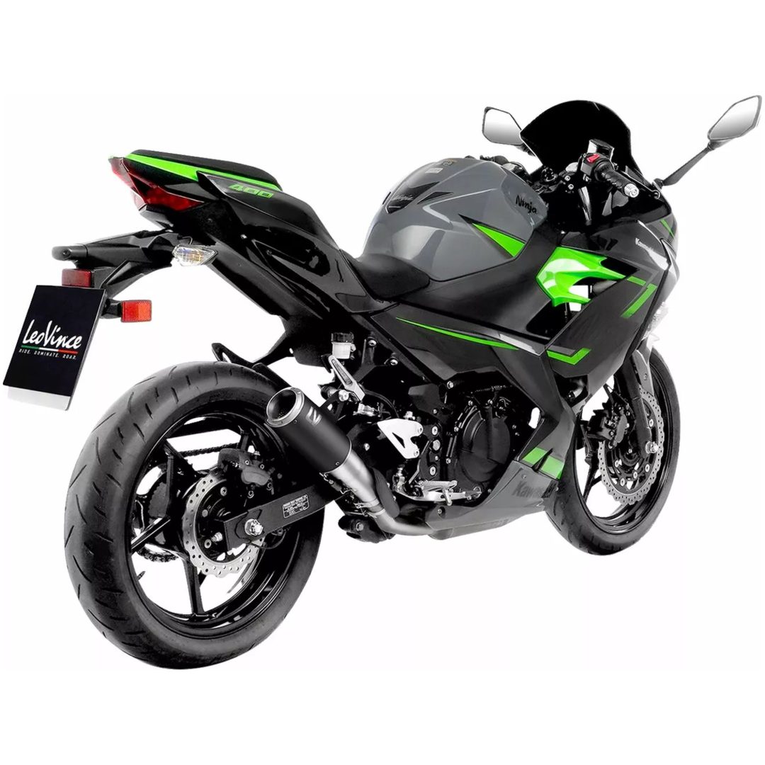 Ljuddämpare LV Corsa Black Edition Svart Matt LEOVINCE – bild 3