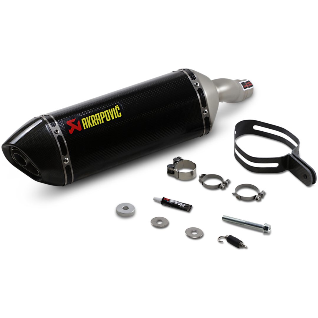 Ljuddämpare Slip-On Kolfiber Akrapovic Ljuddämpare – bild 2