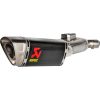 Ljuddämpare Slip-On Kolfiber Akrapovic Svart – miniatyr 1