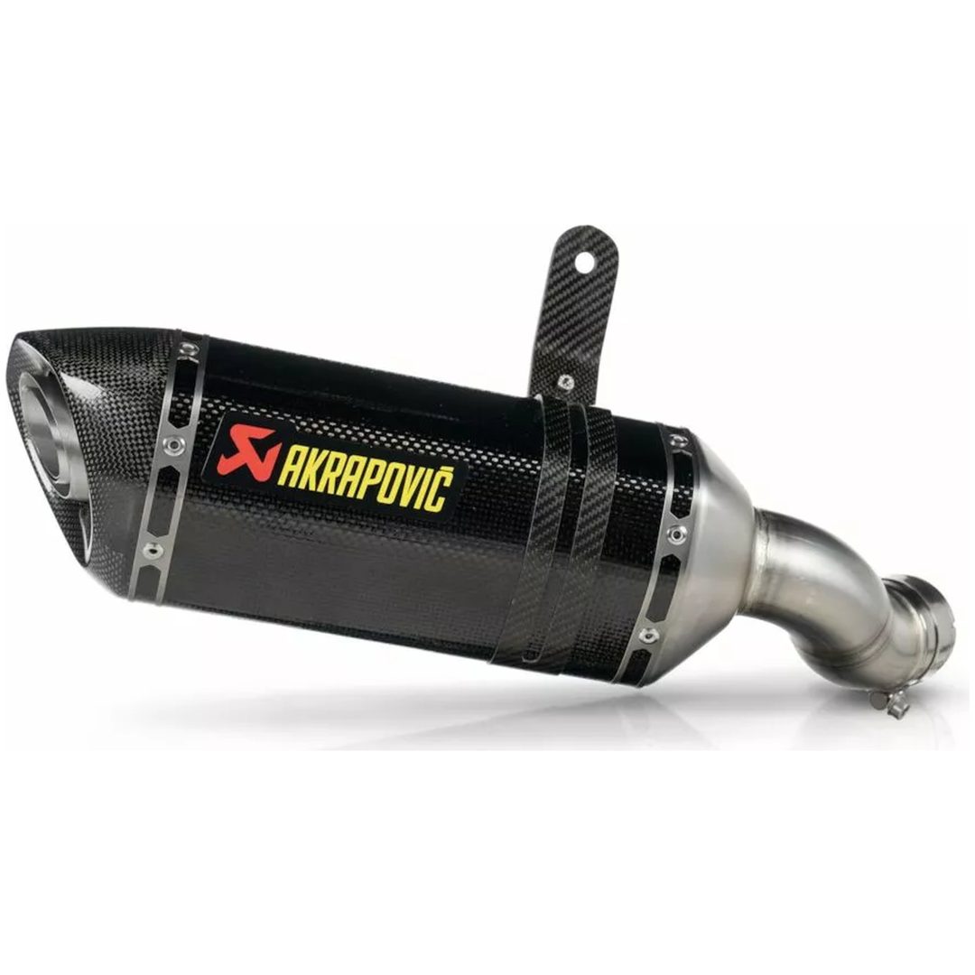 Ljuddämpare Slip-On Kolfiber Svart AKRAPOVIC