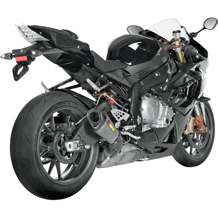 Ljuddämpare Slip-On Kolfiber/Rostfritt Stål/Titan Akrapovic svart/silver – bild 2