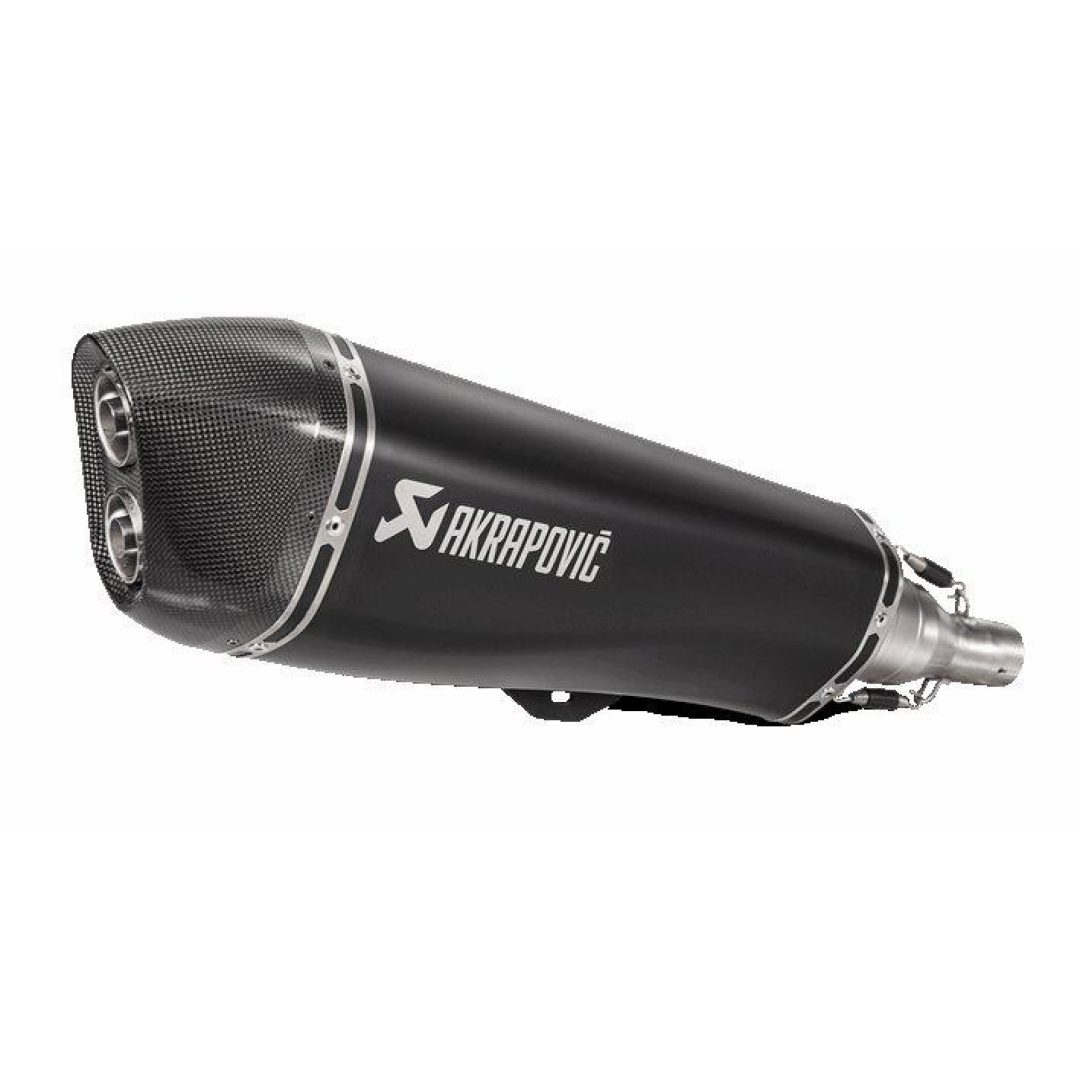 Ljuddämpare Slip-On Rostfritt Stål Akrapovic Svart