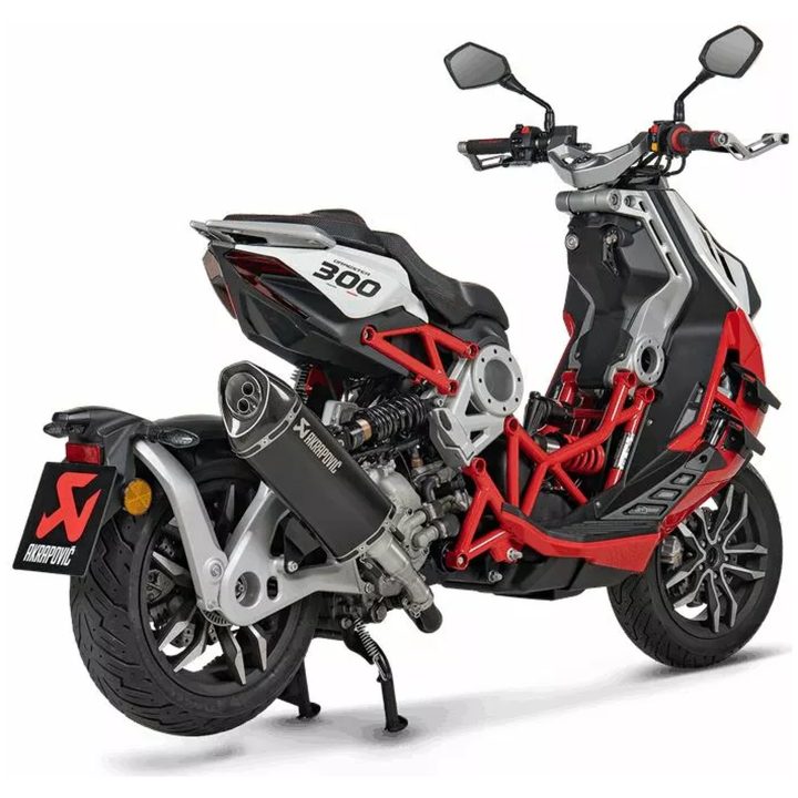 Ljuddämpare Slip-On Rostfritt Stål/Kolfiber Akrapovic – bild 4