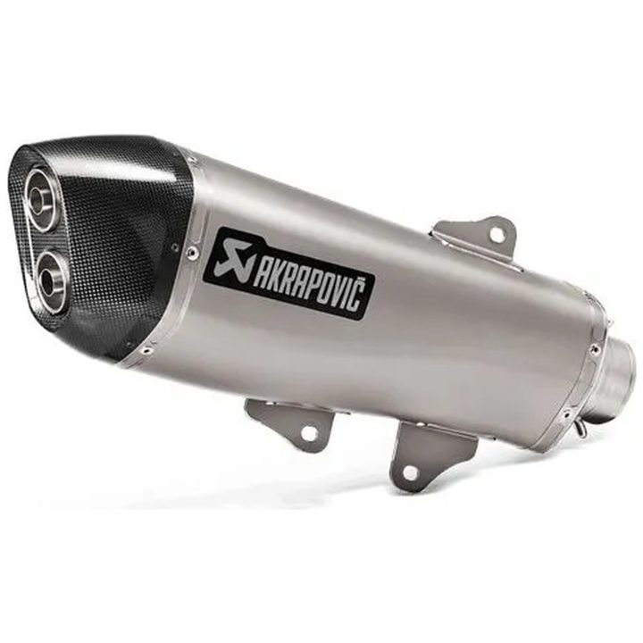 Ljuddämpare Slip-On Rostfritt Stål/Kolfiber Akrapovic Höger – bild 2