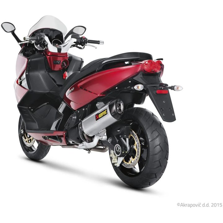 Ljuddämpare Slip-On Rostfritt Stål/Kolfiber Akrapovic Polerad – bild 3