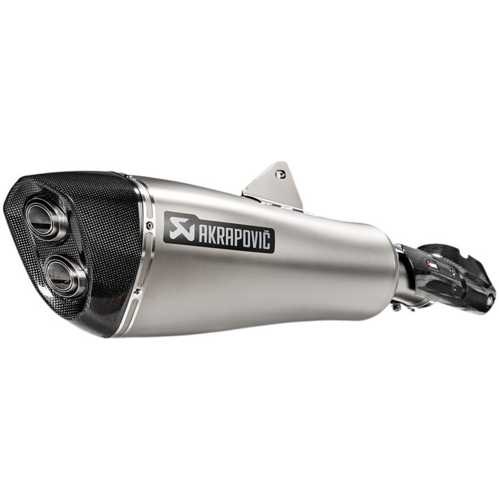 Ljuddämpare Slip-On Titan Akrapovic Silver – bild 2