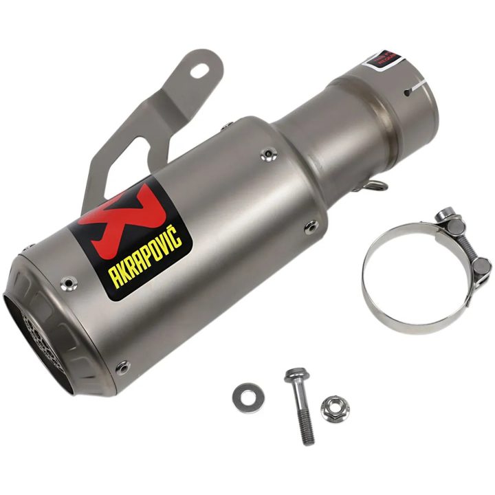 Ljuddämpare Slip-On Titan Akrapovic Silver – bild 2