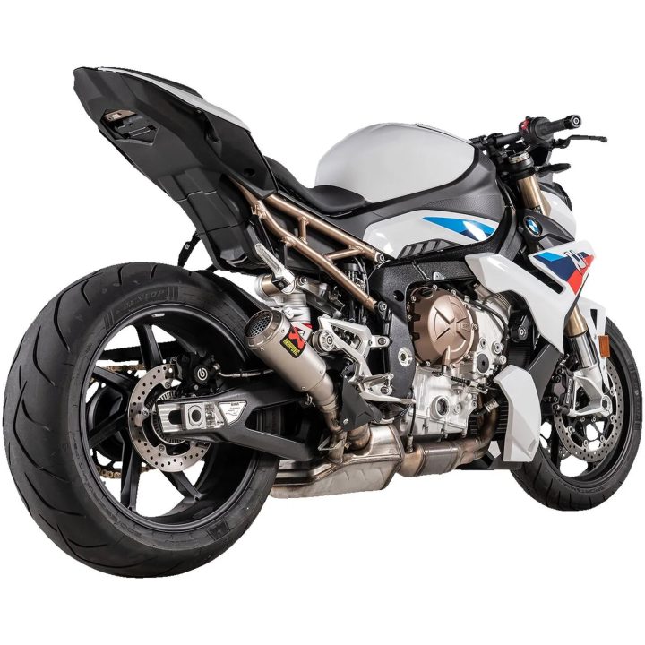 Ljuddämpare Slip-On Titan Akrapovic Silver – bild 3