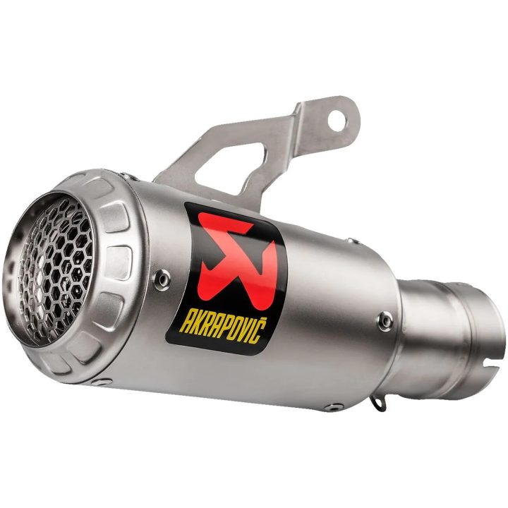 Ljuddämpare Slip-On Titan Akrapovic Silver – bild 4