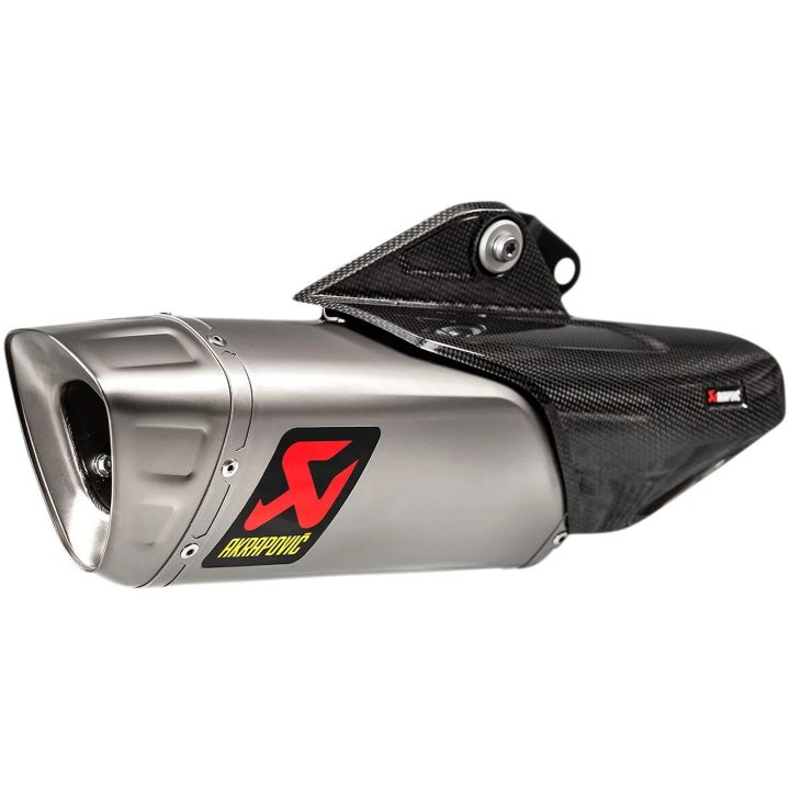 Ljuddämpare Slip-On Titan Akrapovic Silver – bild 2
