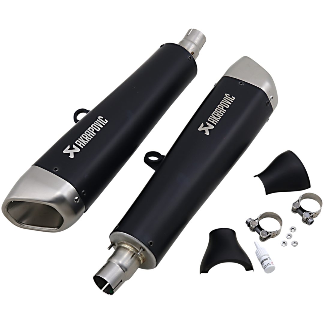 Ljuddämpare Slip-On Titan Akrapovic Svart – bild 2