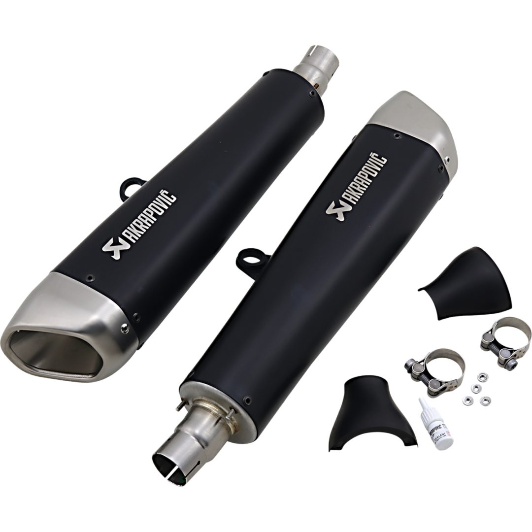 Ljuddämpare Slip-On Titan Akrapovic Svart