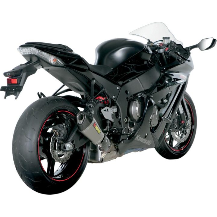 Ljuddämpare Slip-On Titan Akrapovic svart/silver – bild 2