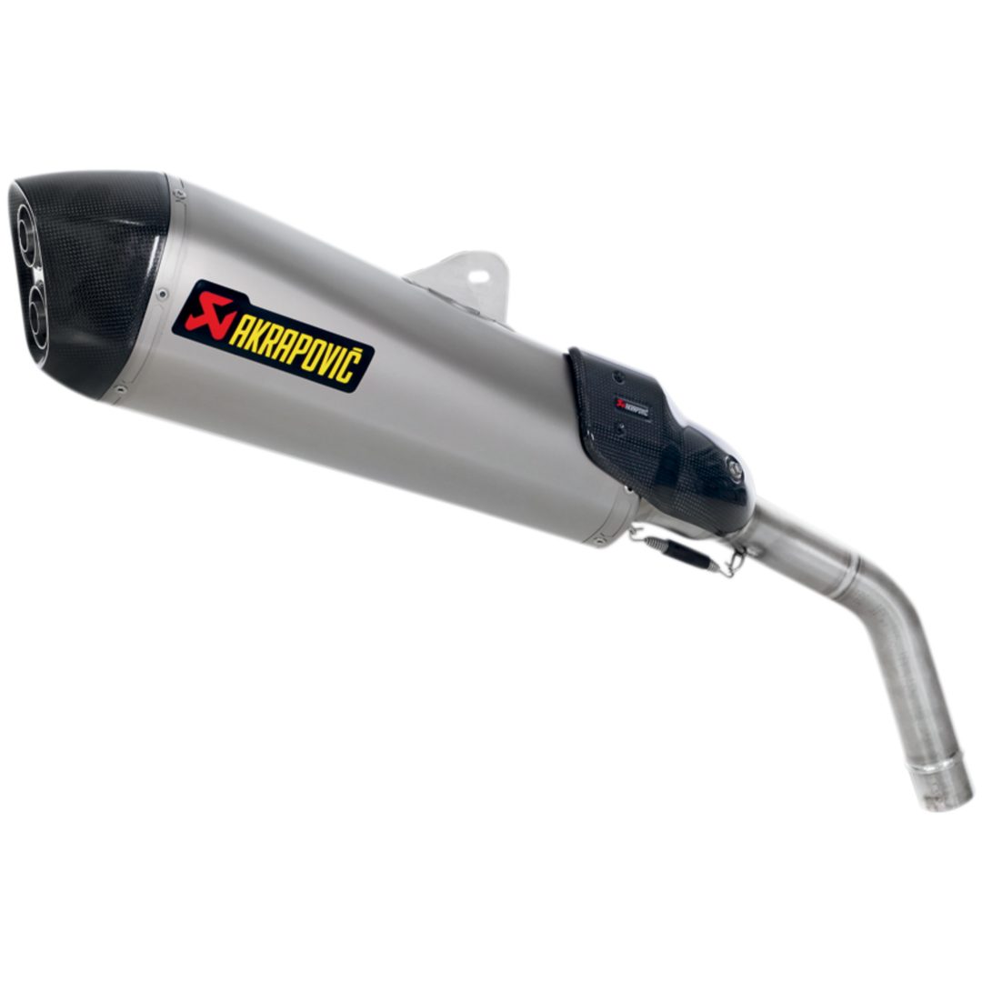 Ljuddämpare Slip-On Titan Akrapovic svart/silver