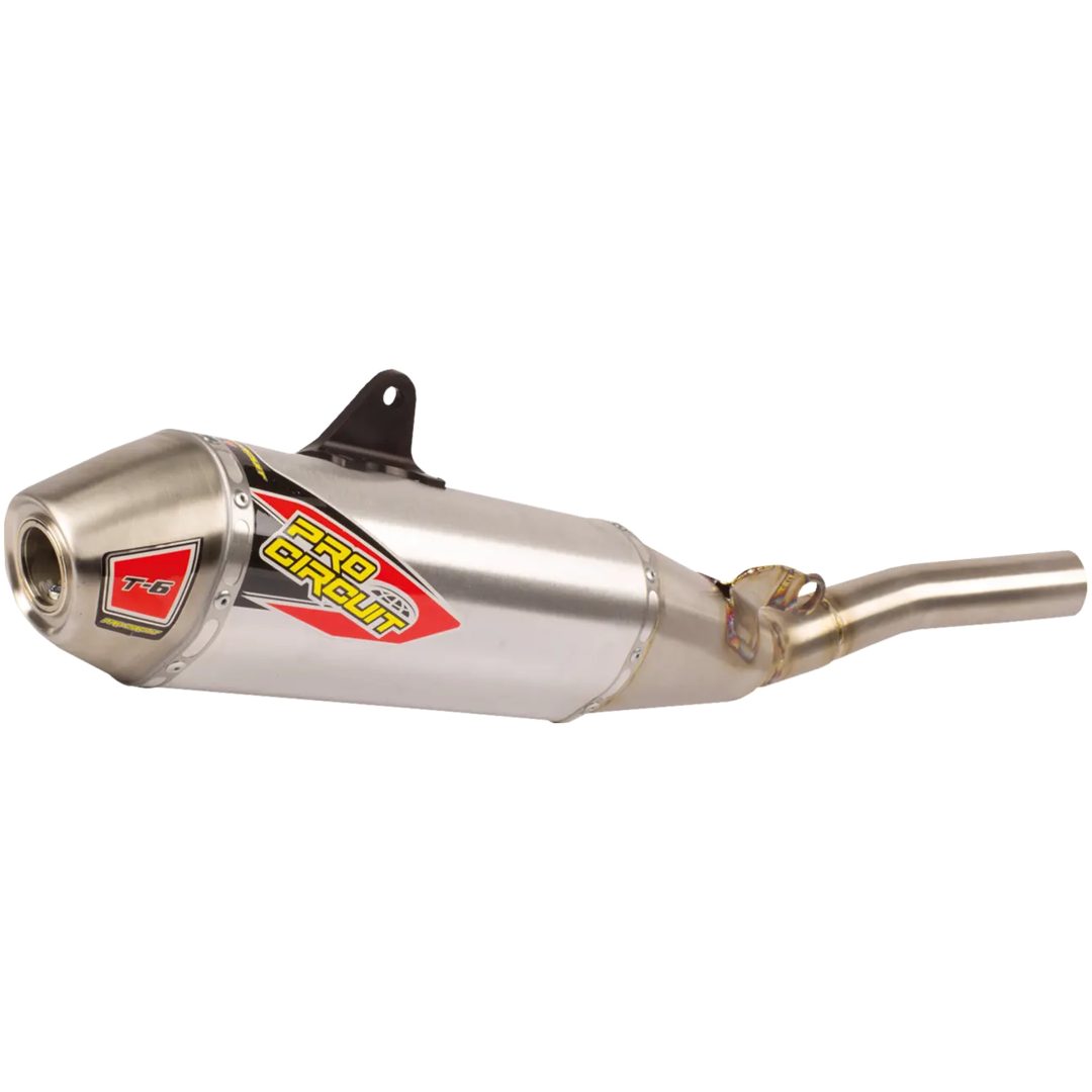 Ljuddämpare T-6 Slip-On Borstad PRO CIRCUIT