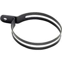 Ljuddämparfäste Kolfiber Svart AKRAPOVIC