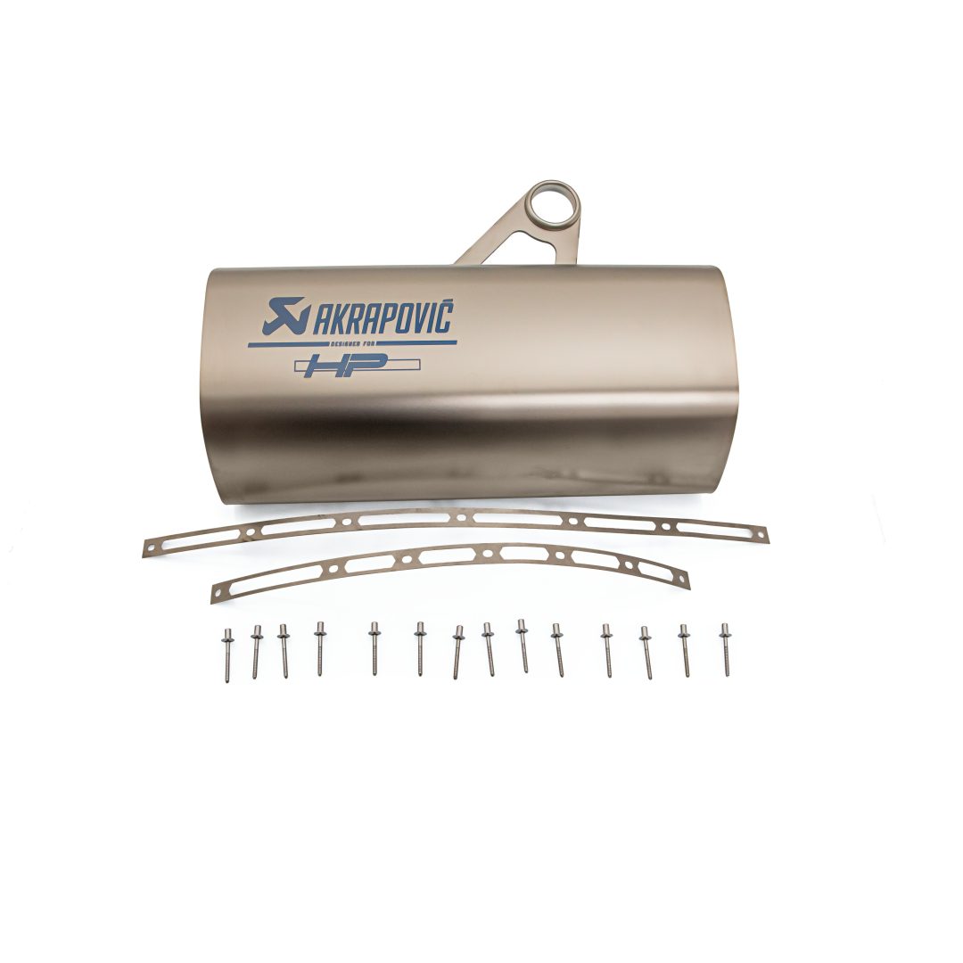 Ljuddämparsleeve Titan Akrapovic Silver