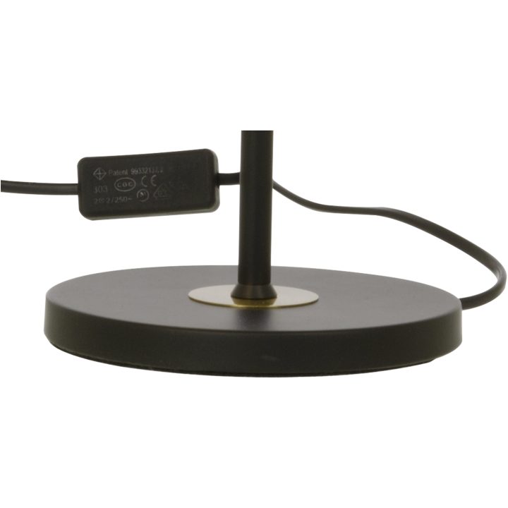 Ljusdal Bordlampa, Svart/matt Mässing ANETA HOME Sockel E14 Svart /Matt Mässing – bild 2
