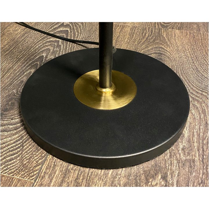 Ljusdal Golvlampa 1-arm, ANETA HOME Sockel E27 Svart /Matt Mässing – bild 2