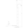 Ljusdal Golvlampa 2-arm, Svart/valnöt ANETA HOME Sockel E27 Svart /Valnöt – miniatyr 3
