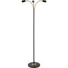Ljusdal Golvlampa 3-arm Svart/matt Mässing ANETA HOME Sockel E27 Svart /Matt Mässing – miniatyr 1